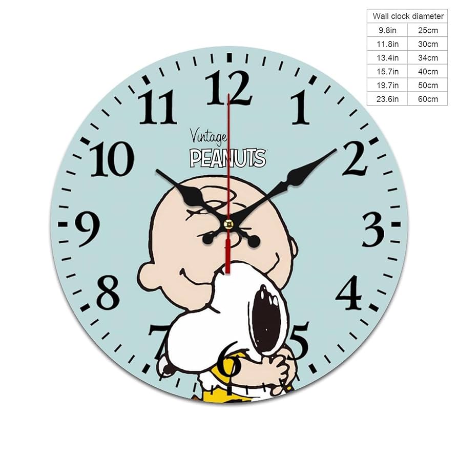 スヌーピー　ピーナッツ　掛け時計　40周年記念 スヌーピー ピーナッツ 掛け時計 40周年記念 ラッピング無料